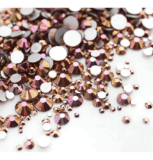 Rhinestones Rose Gold mix size 1000 pcs
