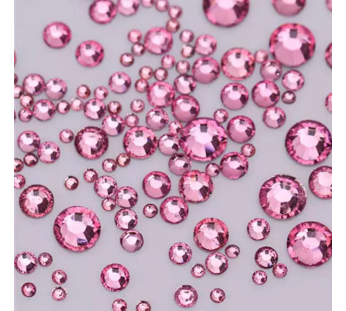 Rhinestones Rose mix size, 100 pcs