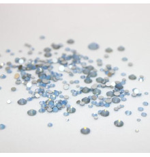 Rhinestones blue opal size mix 100 pcs