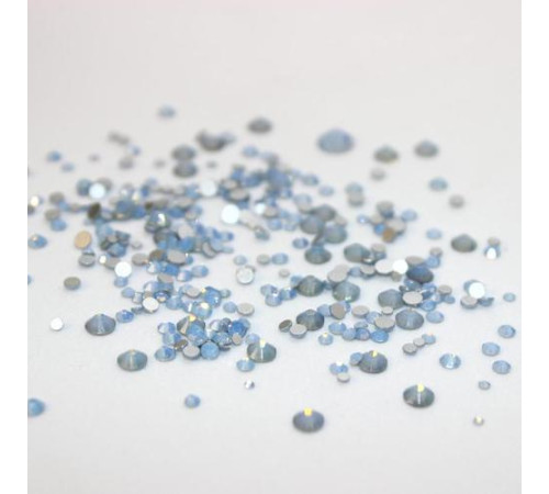 Rhinestones blue opal size mix 100 pcs