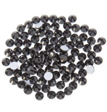 Nail Rhinestones Black SS3, black 1440 pcs
