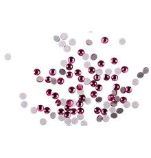 Komilfo Fuchsia nail rhinestones, 100 pcs
