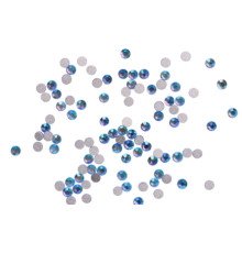 Nail rhinestones Komilfo Light sapphire AB, 100 pcs