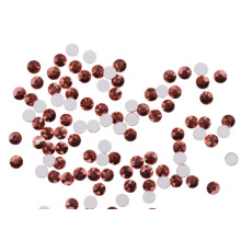 Komilfo Rose Gold Nail Rhinestones, 100 pcs