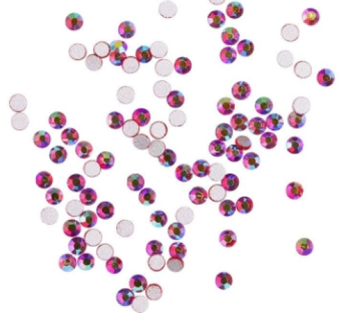 Komilfo Siam nail rhinestones, 100 pcs.
