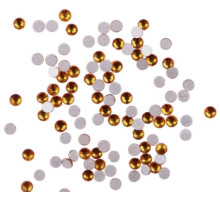 Komilfo Topaz nail rhinestones, 100 pcs.