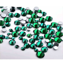 Rhinestones for nails mix green 1000 pcs