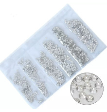 Rhinestones for nails mix size crystal 1000 pcs