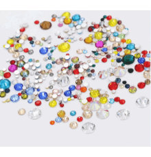 Rhinestones for nails Mix color mix size 1000 pcs