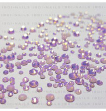 Rhinestones for nails Pink opal different sizes 720 pcs