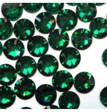 Rhinestones emerald mix size 100 pcs