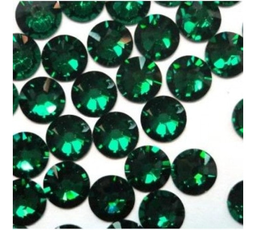 Rhinestones emerald mix size 100 pcs