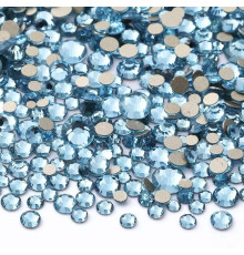 Rhinestones mix size blue 720 pcs