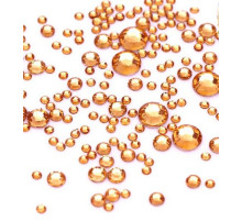 Rhinestones mix size gold 100 pcs