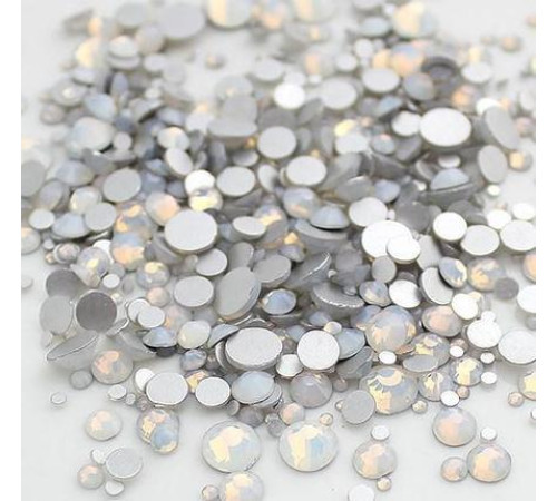 Rhinestones Opal white mix size 1000 pcs