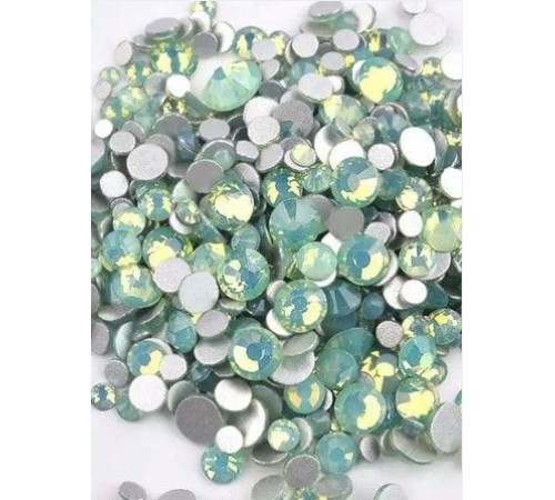 Opal rhinestones green mix 1000 pcs