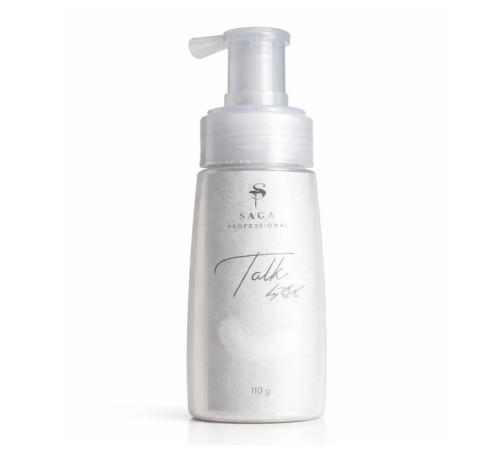 Talc for hardware manicure SAGA, with sprayer, 110 g