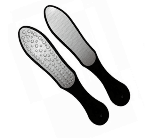 Pedicure grater laser spraying