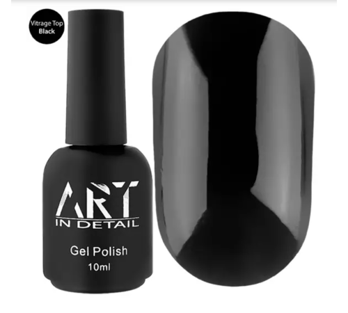 Top ART Vitrage Top Black, stained glass black, 10 ml