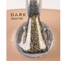 Top DARK Gold Top, transparent with gold shimmer, 10 ml