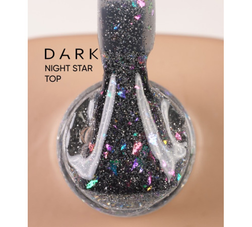 Top DARK Night star Top, transparent with sparkles, 10 ml