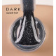 Top DARK Silver top, transparent with silver shimmer, 10 ml