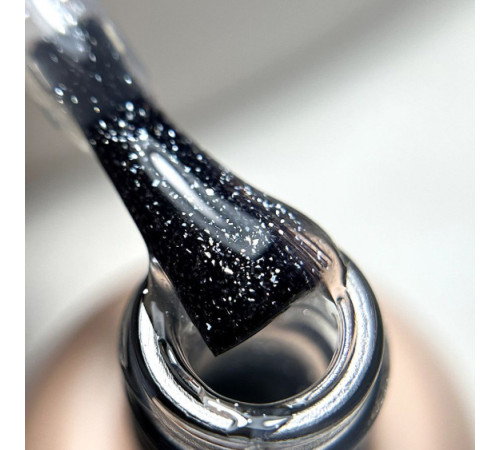 Top DARK Silver top, transparent with silver shimmer, 10 ml