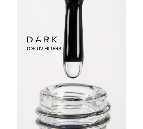 Топ DARK Top No Wipe No UV,без фільтрів, прозорий, 15 мл