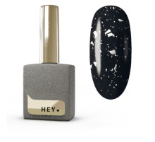 Top HEYLOVE Silver Flakes Glossy top with silver foil, 15 ml
