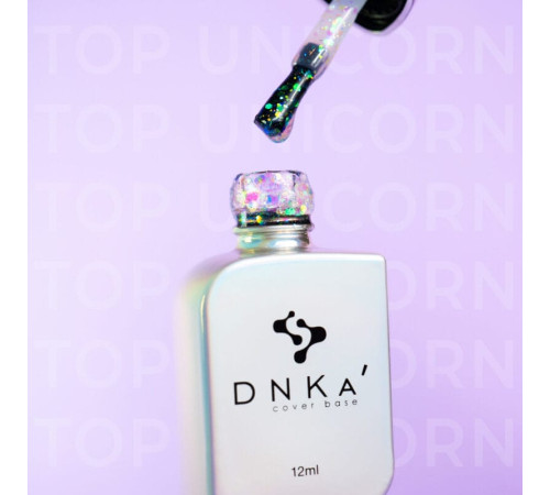 Top for DNKA Unicorn gel polish, shiny, 12 ml