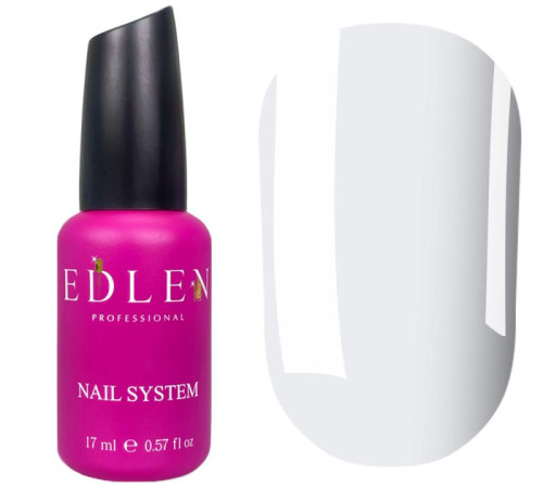 Top for gel polish Edlen Milky top milky without LSH, 17 ml