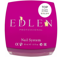 Top for gel polish Edlen Non Wipe top No UV Filters without filters without UV filter, 30 ml