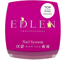 Топ для гель лаку Edlen Non Wipe top UV Filters з фільтрами без ЛШ, 30 мл