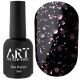 Top for gel polish ART Hive Top Pink with hexagons, without LSH, 10 ml
