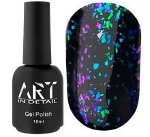 Топ для гель-лаку ART No Wipe Chameleon Top №003, з пластівцями єдиноріг, без ЛШ, 10 мл