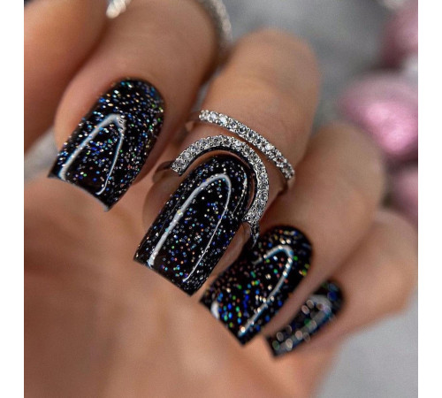 Top for gel polish ART No Wipe Top Star with glitter, without LSH, 10 ml