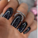 Top for gel polish ART No Wipe Top Star with glitter, without LSH, 10 ml