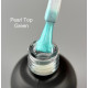 Top for gel polish ART Pearl Top Green mother-of-pearl, without LSH, 10 ml