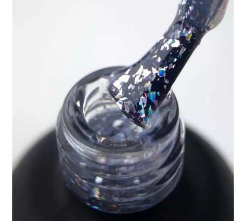 Top for gel polish ART Shell Top HOLO with holographic flakes, without LSH, 10 ml