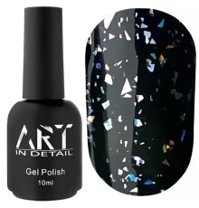 Top for gel polish ART Shell Top HOLO with holographic flakes, without LSH, 10 ml