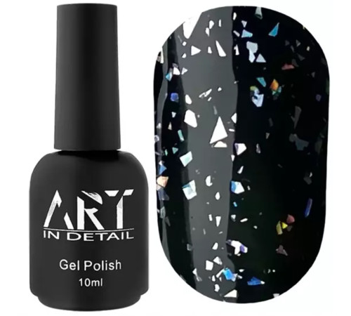 Top for gel polish ART Shell Top HOLO with holographic flakes, without LSH, 10 ml