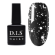 Top for gel polish DIS Top Flake with white crumbs without LSH, 7.5 ml