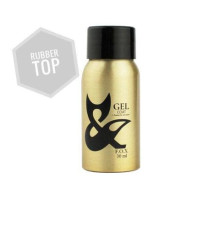 Top for gel polish FOX Top Rubber No Wipe without LSH, 30 ml