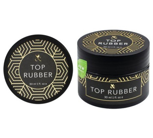 Top for gel polish FOX Top Rubber, 30 ml