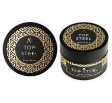 Top for gel polish FOX Top Steel, 30 ml