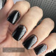 Top for gel polish GaMa Cover Top Black, black, 10 ml