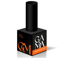 Топ для гель-лаку GaMa Extra Matte Top матовий з ЛШ, 15 мл