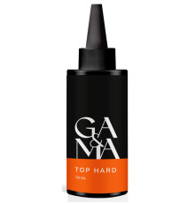 Top for gel polish GaMa Hard Top without UV, 50 ml
