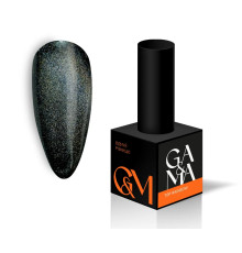 Top for gel polish GaMa Rainbow Top, 10 ml holographic cat