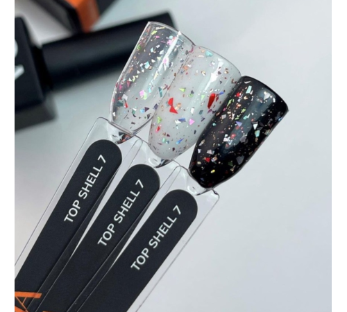 Top for gel polish GaMa Shell 007 Top with UV filter, 10 ml